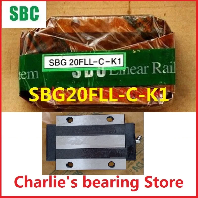 1pc 100% brand new original genuine Korea SBC linear guide slider SBG20FLL-C-K1 bearing carriage