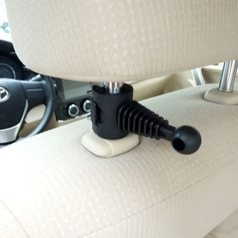 Universal Car Headrest Hanger Hook Multifunction Seat Back Phone Holder Handbag Purse Hanger Fastener Clip Interior Accessories