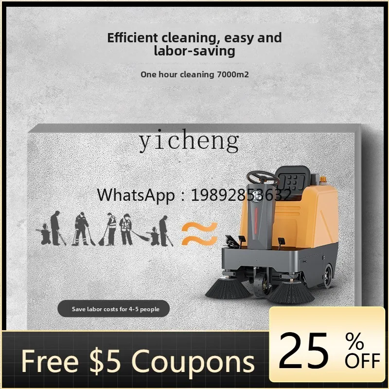 

Driving Sweeper Municipal Road Electric Sweeper Garbage Sweeper