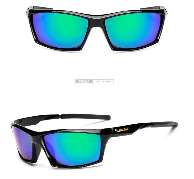 New SUNLINE Polarized Fishing Glasses for Men Eye-protection Sunglasses Anti-UVA Sun-protection Riding Glass SU-1005