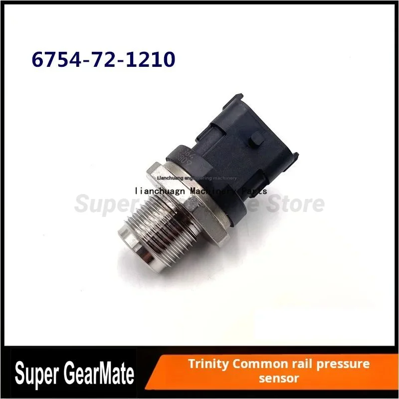 For Sany SY195/205/215/225/245-10 Common rail pressure Sensor Mitsu-bishi 4 M50 Engine Excavator Parts