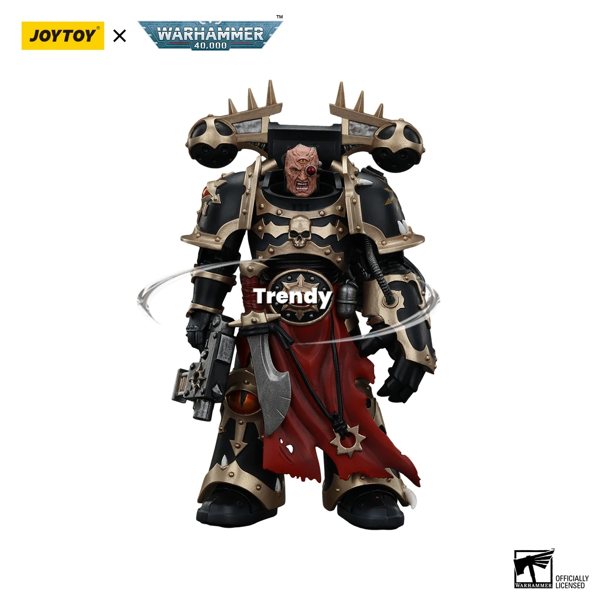 [spot Goods] JOYTOY Warhammer 40k 1/18 Action Figures Chaos Space Marines Black Legion 5PCS Collectibles Model