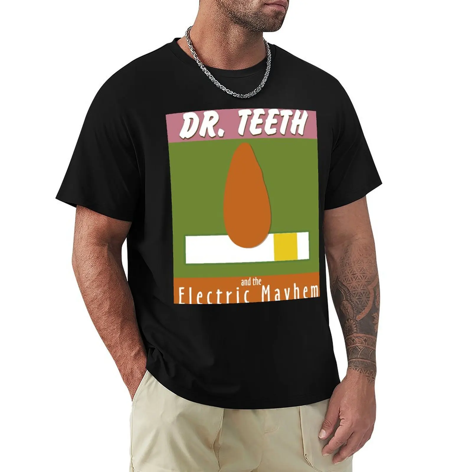 Dr. Teeth & the Electric Mayhem T-Shirt Big and Tall Crew Neck Tee