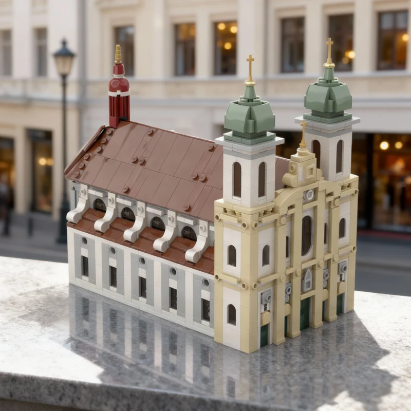 

1479pcs MOC St Franz Xaver Lucerne Architecture Model Building Blocks Construction Education Brick Toy Christmas Gifts Birthday