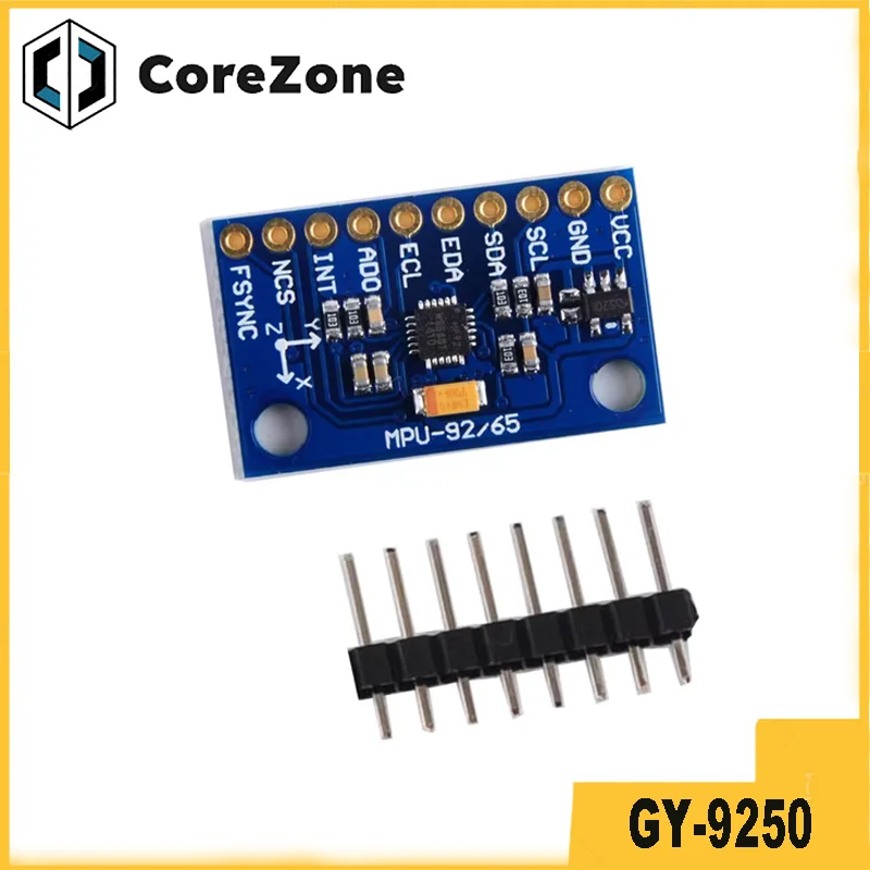 1-10pcs MPU-9250 GY-9250 9-axis sensor module I2C/SPI Communications Triaxis gyroscope + triaxial accelerometer+triaxial magne