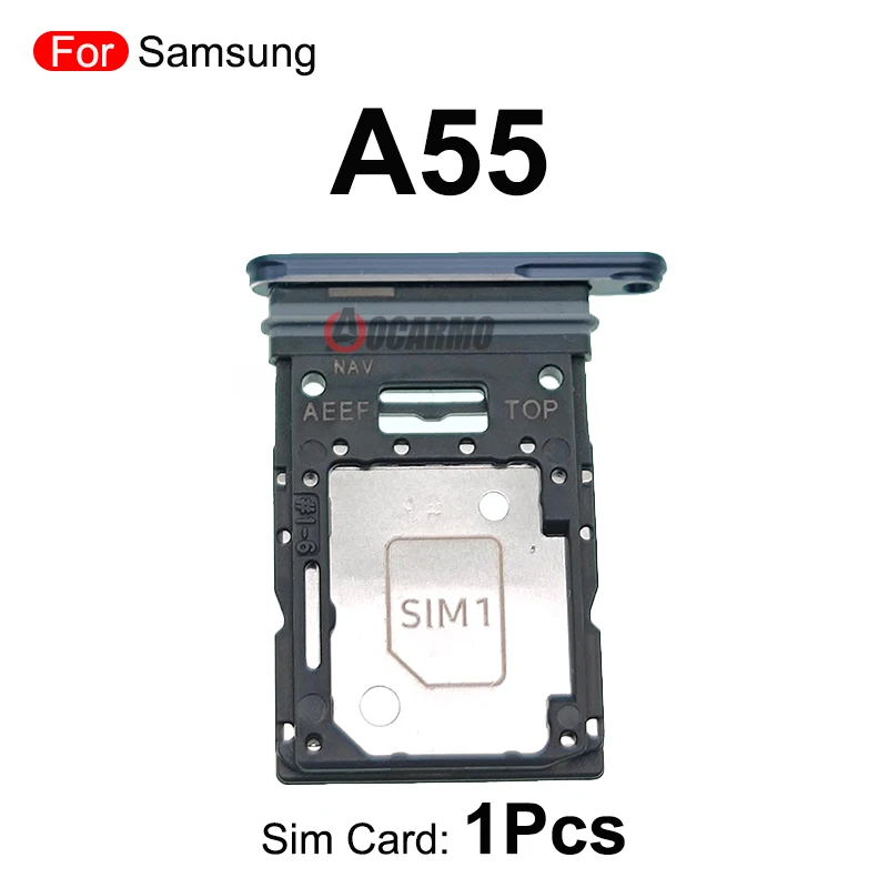 1Pcs Sim Tray Sim Card Holder Slot Replacement Parts For Samsung Galaxy A35 A55