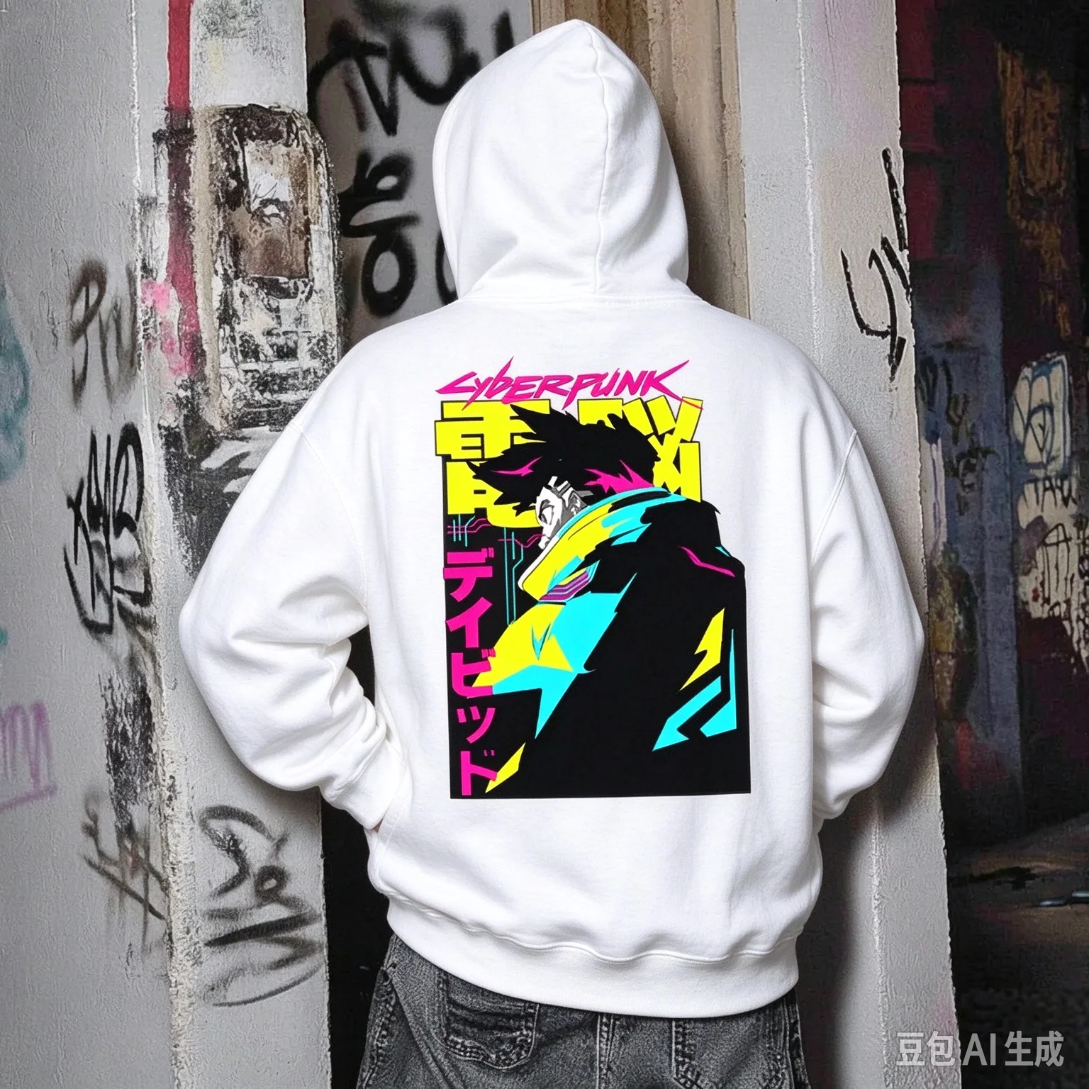 Cyberpunk Edgerunners David Martinez Hoodie Anime Graphic Hooded Sweatshirt Men Women Pullover Anime Streetwear Merch
