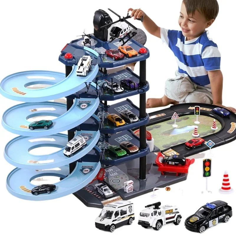 

XL Toy Birthday Gift for Boy Car Fire Police Baby Puzzle Multifunctional