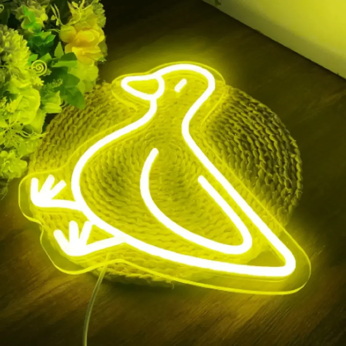 

Duck Neon Sign for Kid Bedroom Wall Decor Cute Anime Duck Neon Light for Game Room Man Cave Birthday Chirstmas Gift for Girl Boy