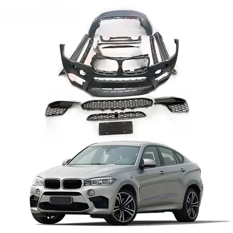 

Hot Sale X6M Car Accessories Bumpers Body Kit for X6 F16 Facelift Front Bumper Rear Bumper Side Skirts