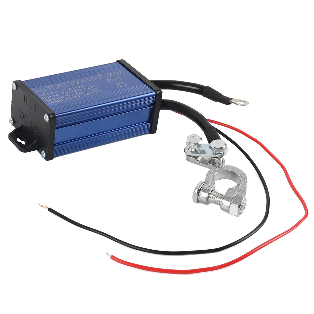 

Universal Car Battery Disconnect Cut Off Isolator Master Switches With Wireless Remote Battery Disconnect With Controls Switches