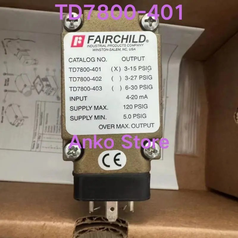 Brand-new  TD7800-401 Aalborg Opel Fairchild Electric Proportional Valve