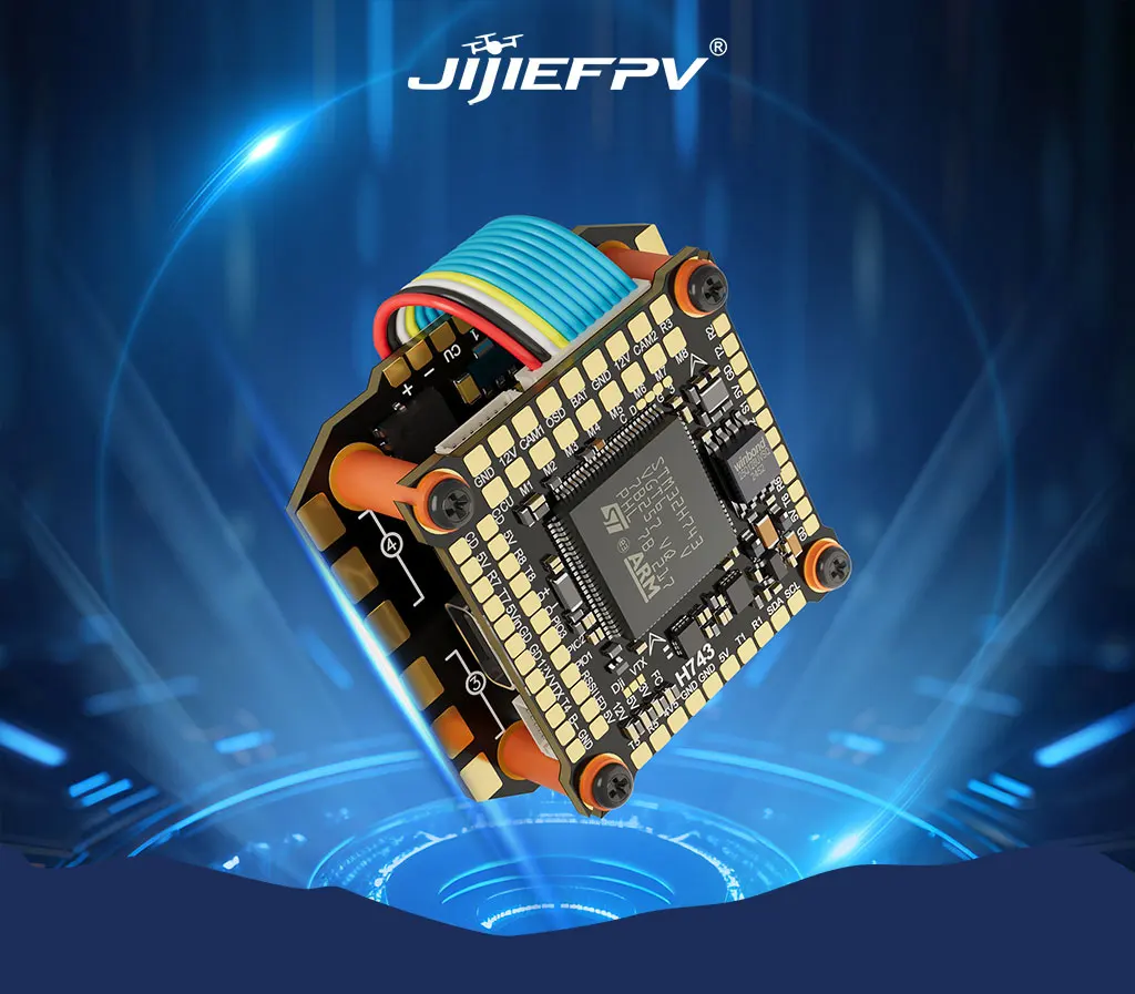 H743 Flugcontroller mit BetaFlight und Ardupilot Unterstützung, FC H743 Stack 12S 70A 4-in-1 ESC für 5-Zoll DJI RC FPV Freestyle Drohne DIY-Teil – Detail 1