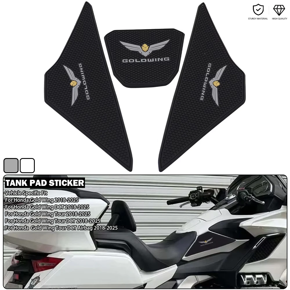 

Резиновая наклейка на бак мотоцикла, боковая противоскользящая Защитная Наклейка для Honda Gold Wing GL 1800 F6B Goldwing GL1800 2018-2024