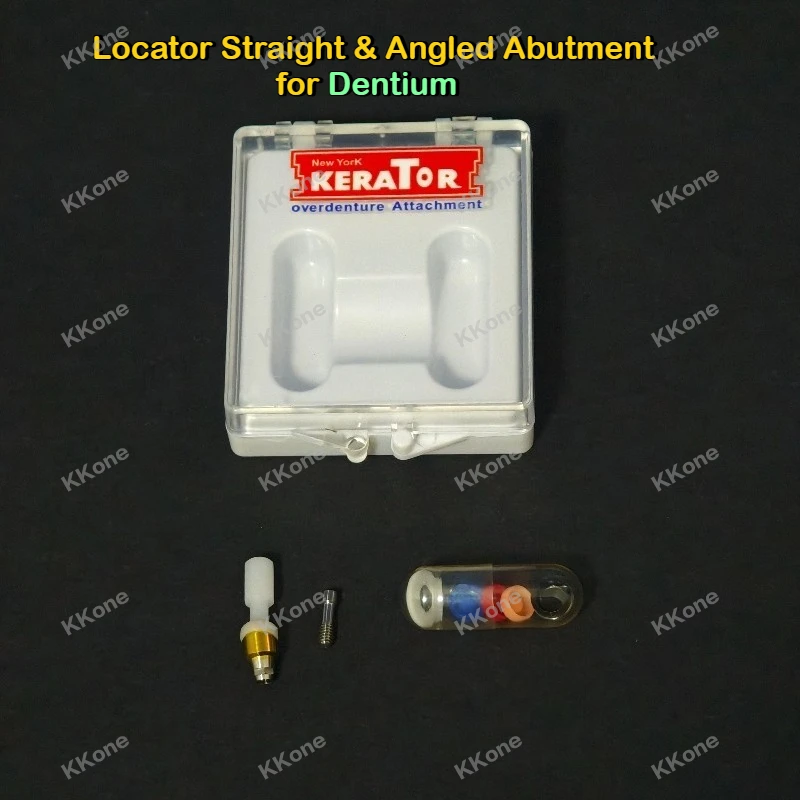

1Set Dental Positioner Abutment Straight & Angled Abutment Overdenture Attachment for Dentium Dental Clinic Use