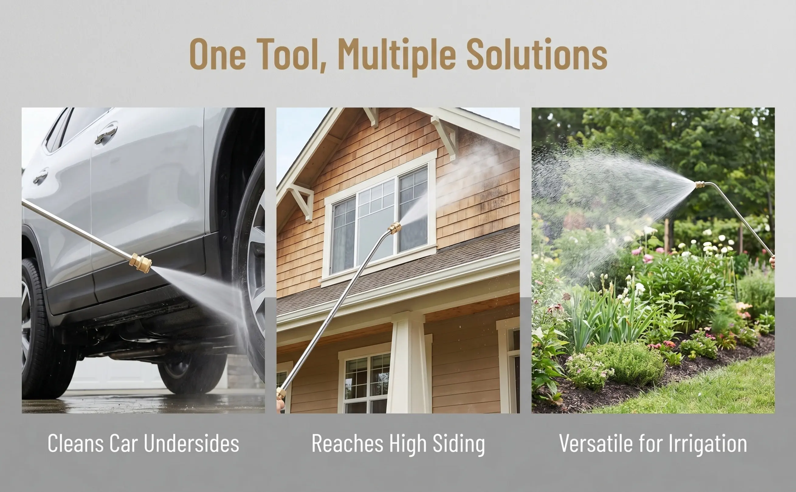 Pressure Washer Extension Lance For Car And Home Cleaning With 90 Degree Spray Angle For Reaching Tight Spaces Agricultural Irri