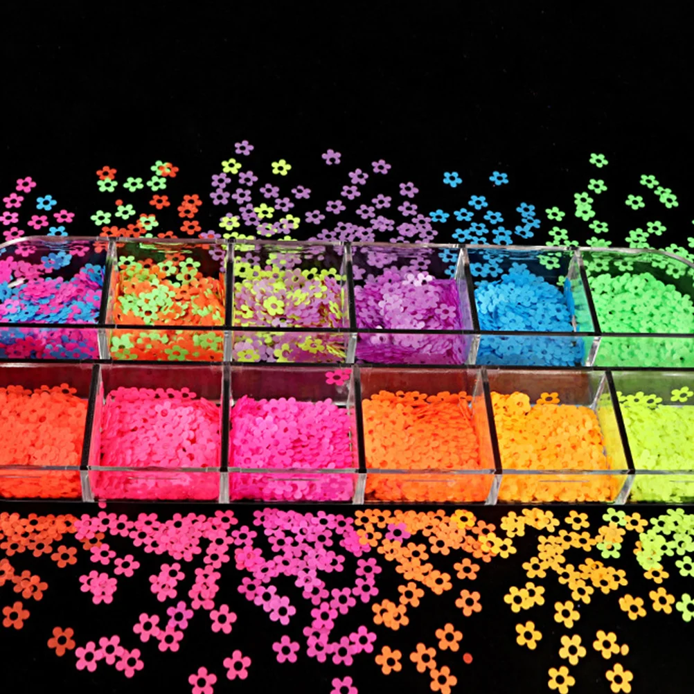 

Manicure Decor Nail Art Accessories Sequins Confetti DIY Glitter Exquisite Patterns Bright Shiny Colors Body Art Crafting