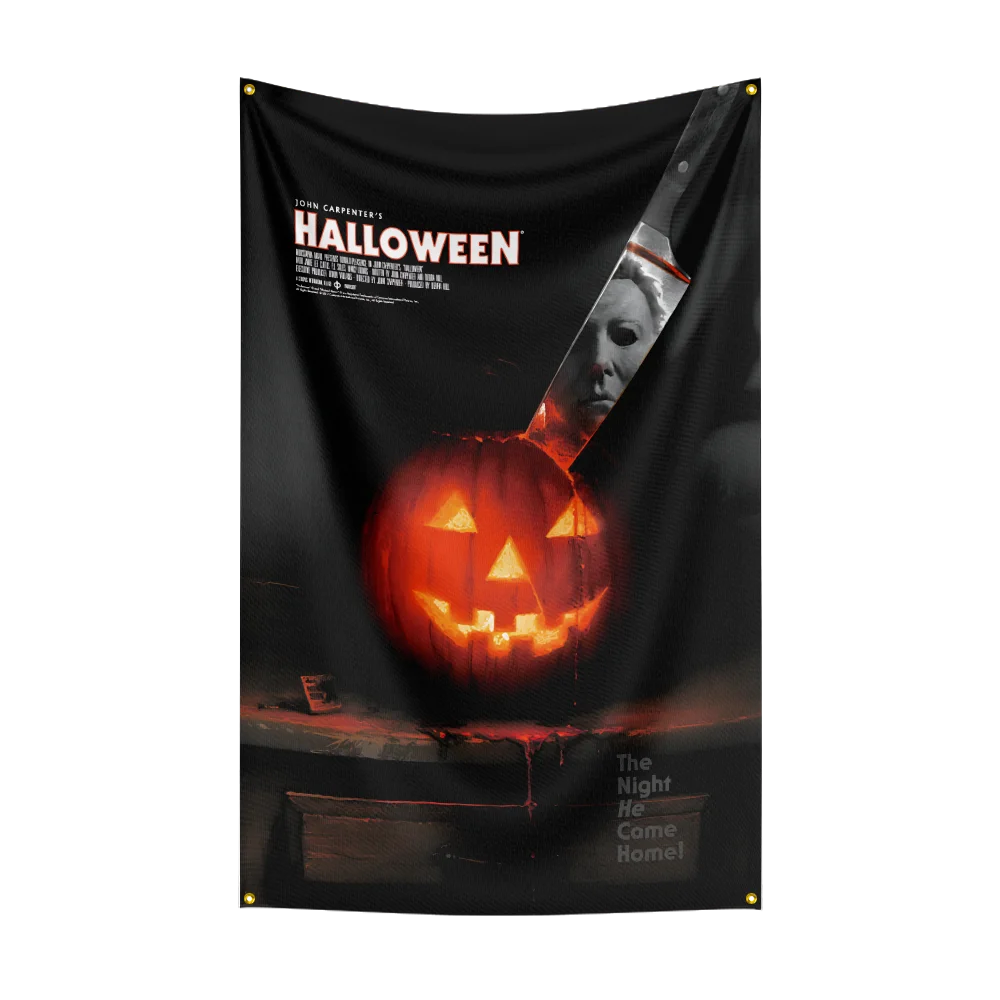 3x5 Ft Halloweens Flag Classic Horror Movie Flag Halloween Wall Hanging Banner Decor Movie Poster-m-Michael-Myers-The-ShapeS