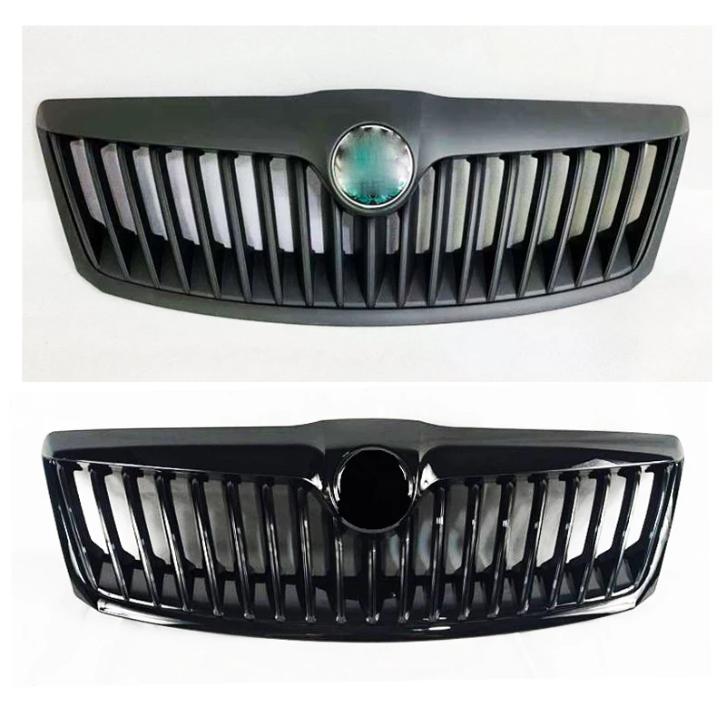 Przedni zderzak samochodowy maska ​​kratka chłodnicy dla Skoda Octavia Grill 2010-2013 rok wyścigi przedni zderzak Body Kit akcesoria