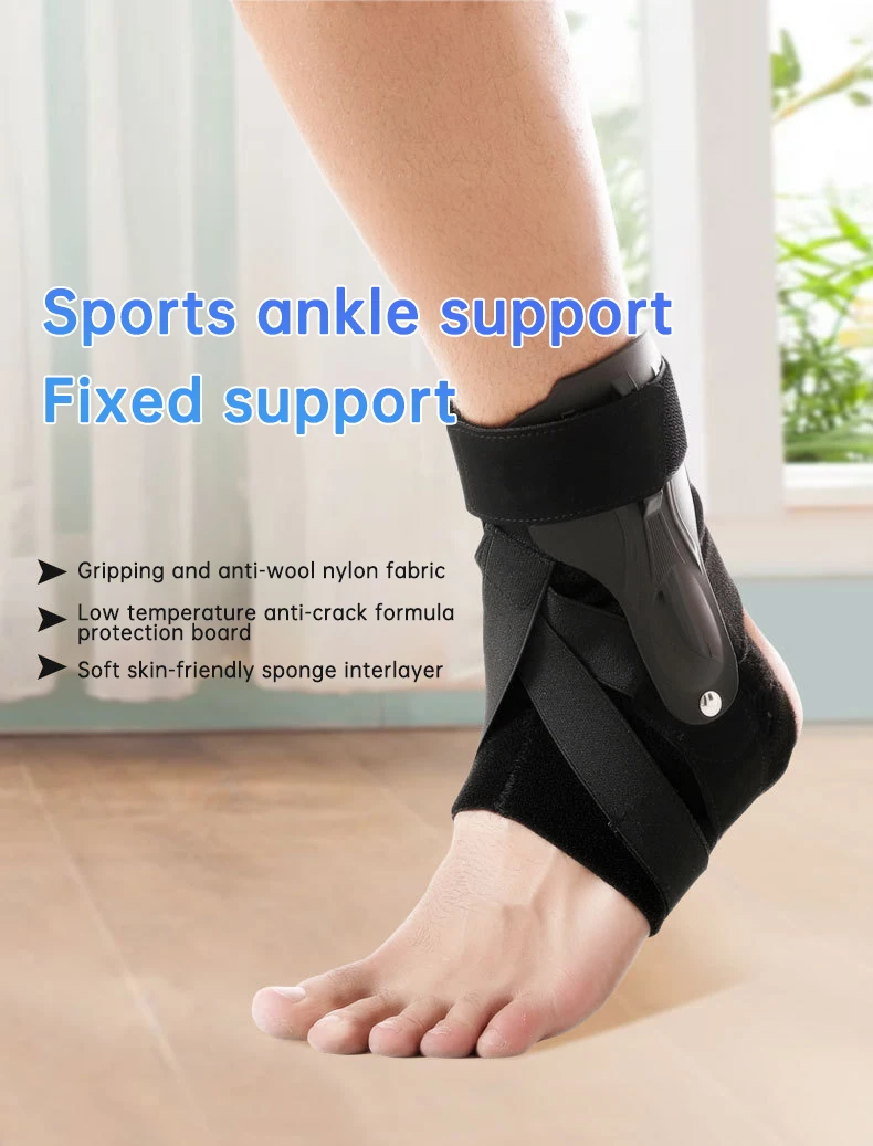 1PCS Ankle Fixed Support Ankle Joint Bandage Ankle Sprain Recovery Stabilizer Bandage Foot Protector Adjustable Ankle Corrector