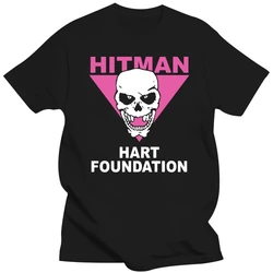 Funny Printed Men T shirt O-neck tshirts Bret Hart Hitman Women cotton T-Shirt