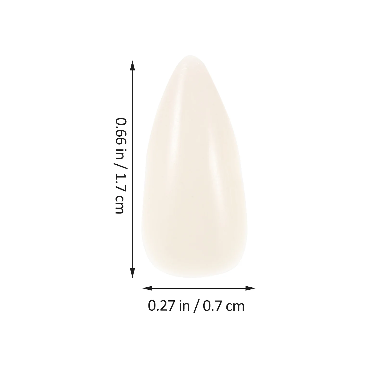 3 Pasang Gigi Vampir 13Mm 15Mm 17Mm Gigi Palsu Untuk Pesta Halloween Alat Peraga Cosplay Taring Penutup Gigi Unik Lucu