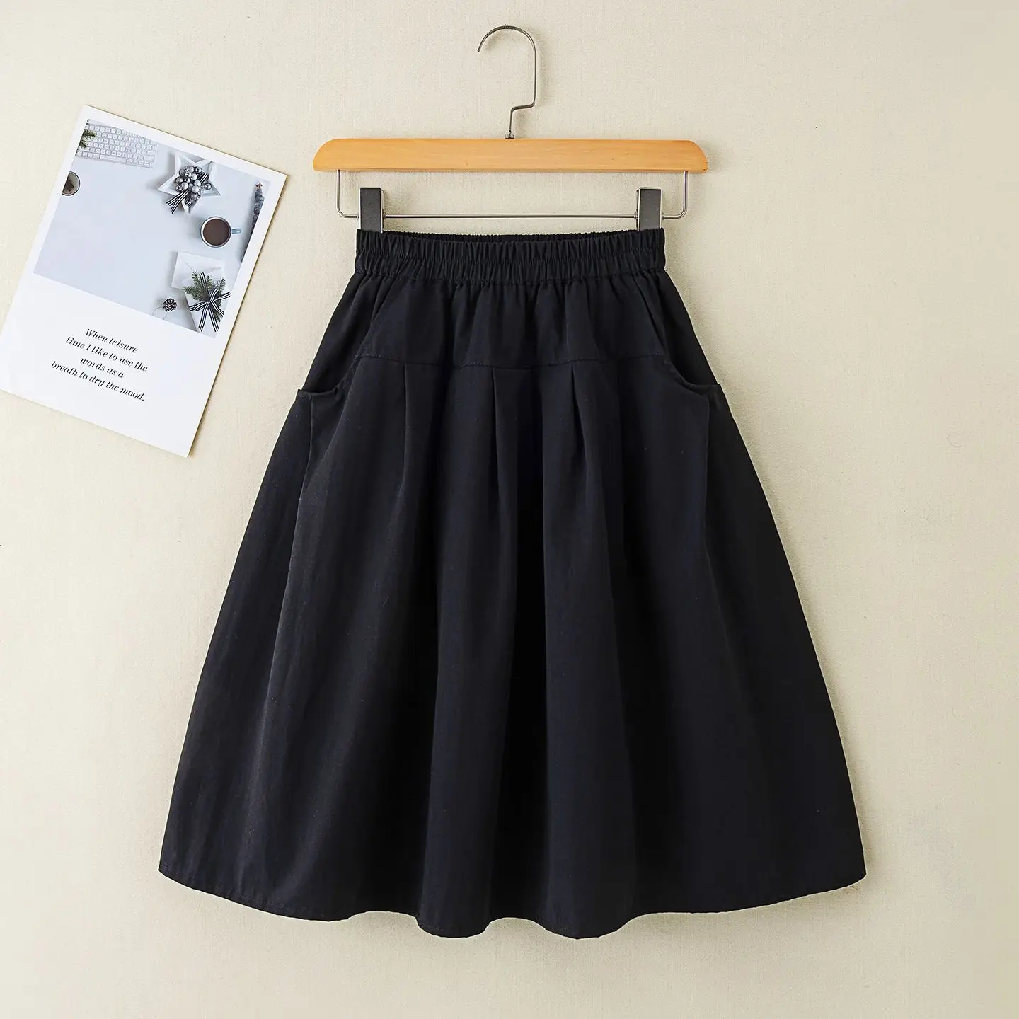 Kids Girls Pleated Skirts 2025 New Arrival Children Spring Autumn Maxi Skirt Preppy Style