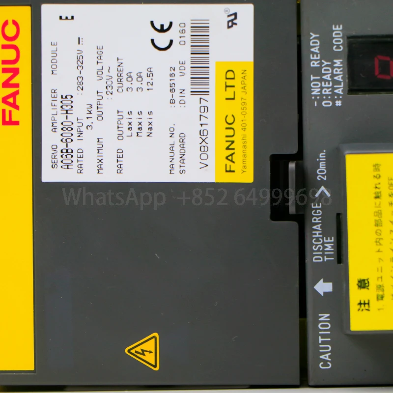 Amplifier A06B-6080-H305 untuk Mesin CNC dalam Persediaan