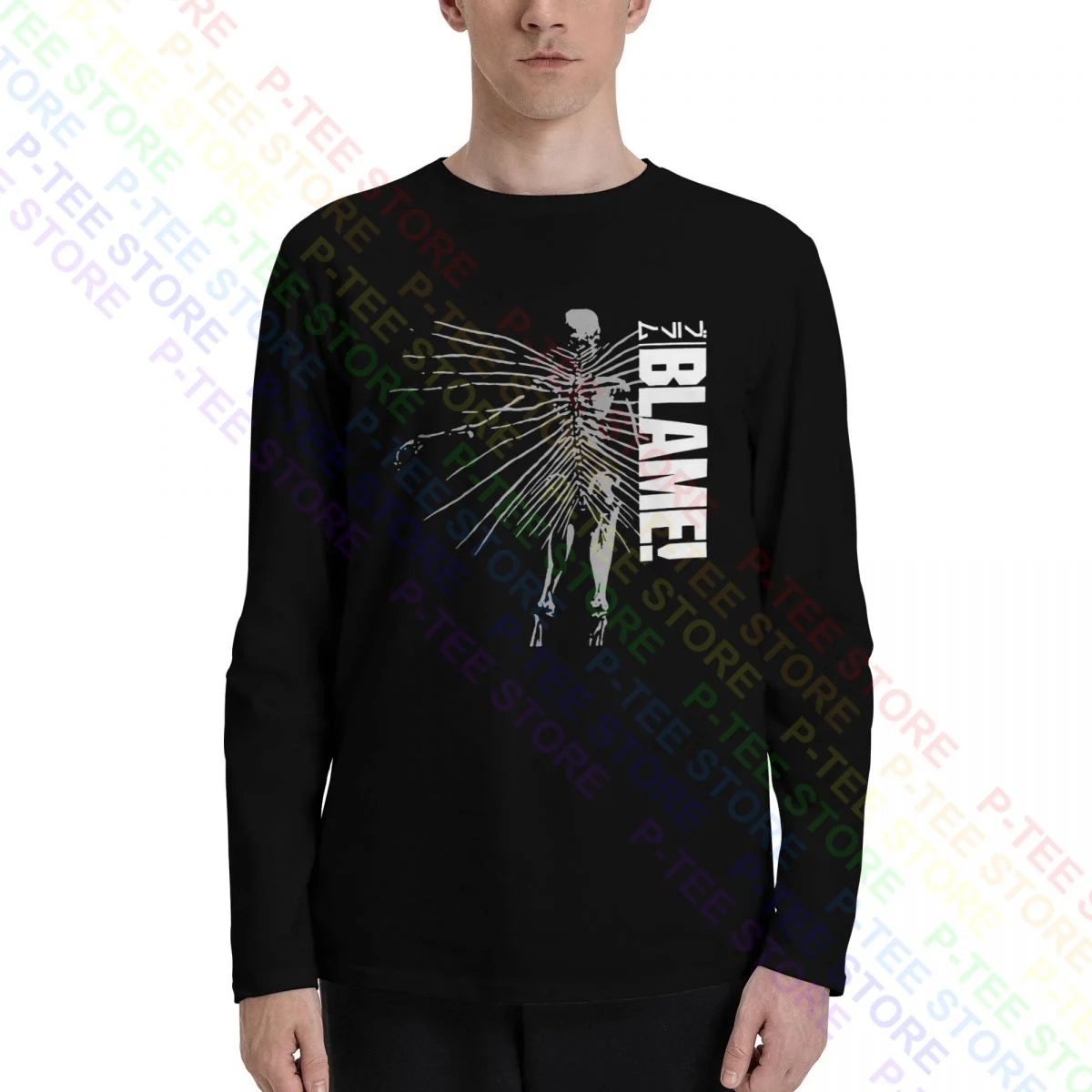 Blame Universe Abara Manga Angel Of Death Tsutomu Nihei Long Sleeve T-Shirts T-shirt Tee Top Novelty