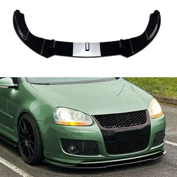 Front Bumper Lip Spoiler Splitter Diffuser Body Kit Tuning Canard Lip Protector Cover For VW Golf 5 Golf MK5 GTI Jetta MK5 GLI