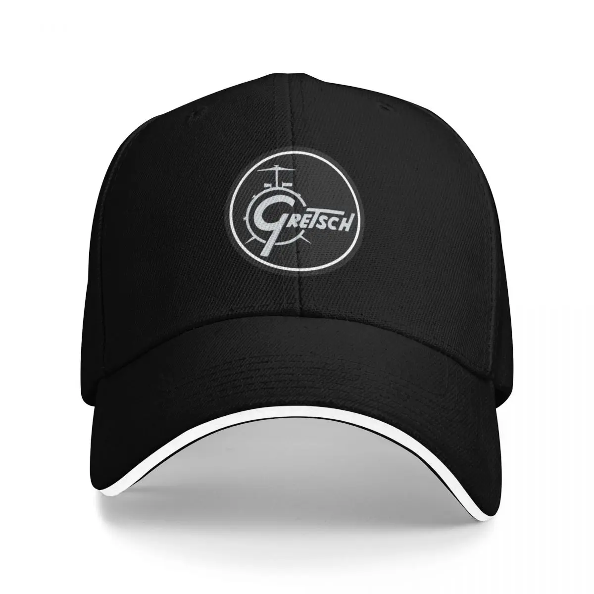 Vintage Gretsch - drum kit circle logo Baseball Cap cute fun hats Rave Female Men's