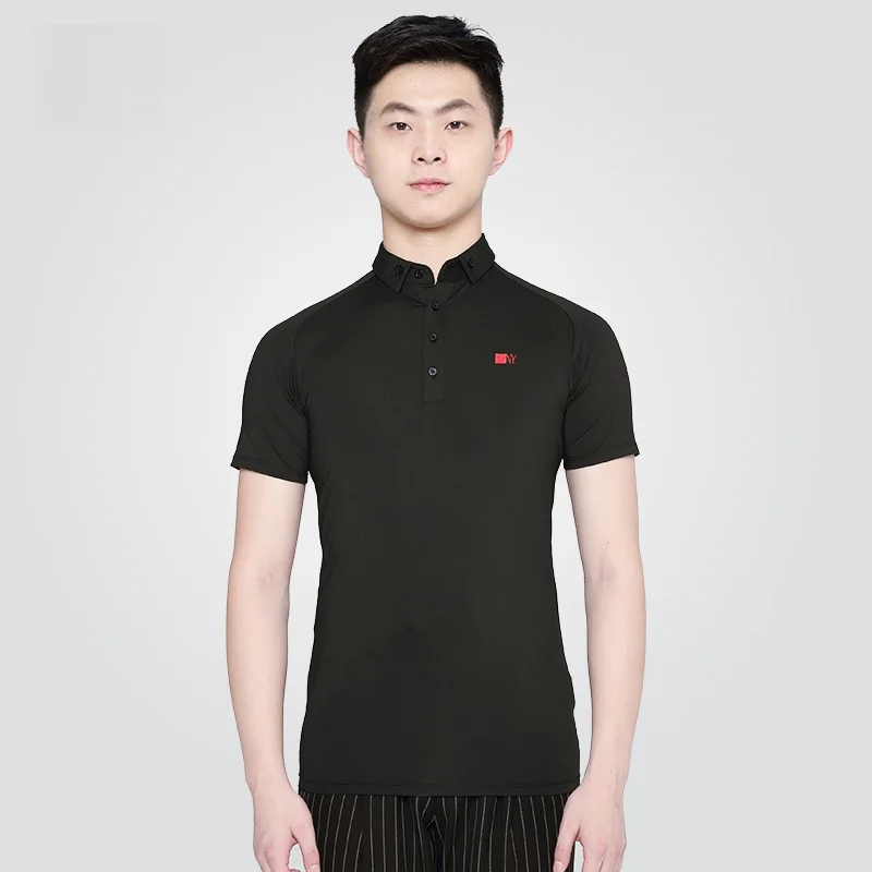 traje-de-baile-moderno-negro-de-manga-corta-uniforme-de-baile-latino-tipo-para-hombre-estandar-para-practica-de-poli