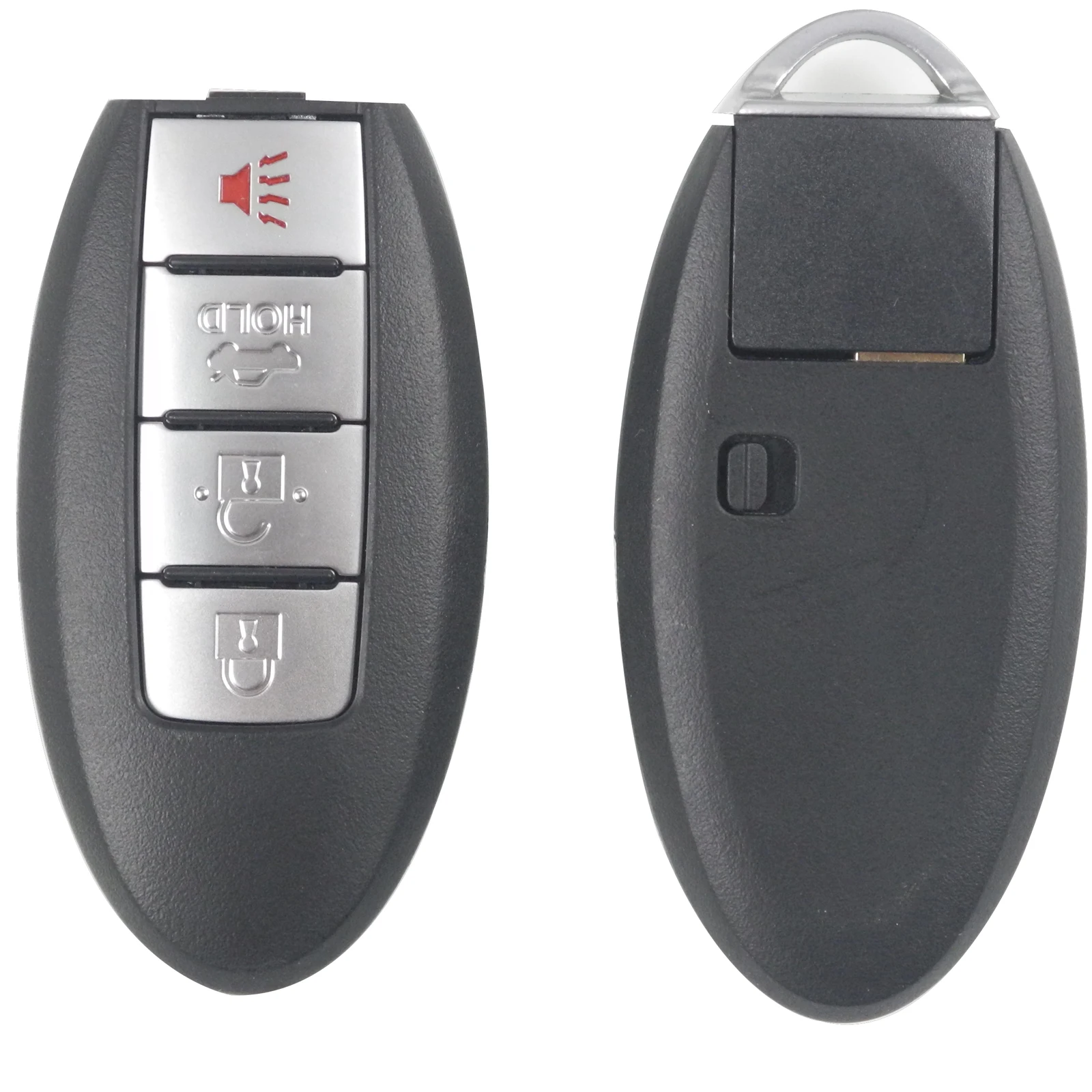 Jingyuqin Remote Car Key Smart Fob Shell For Nissan Altima Maxima Murano Rogue Sunny Teana Versa Sentra 2/3/4/5 Buttons