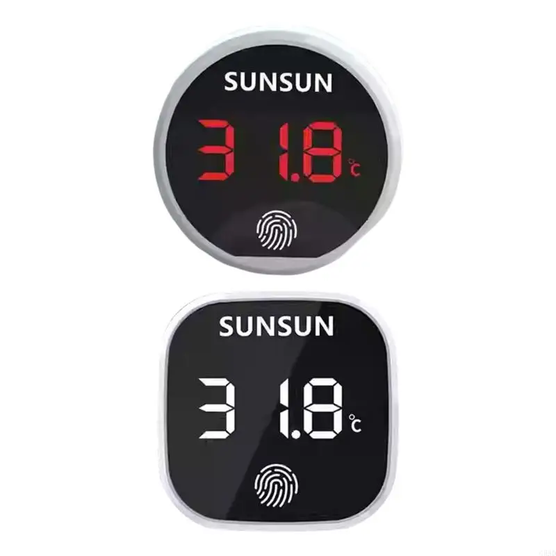 

Wireless Aquarium Thermometers Digital LED Display Accurate Temperature Gauge Battery Operated For Fish Tanks Reptiles C5AD