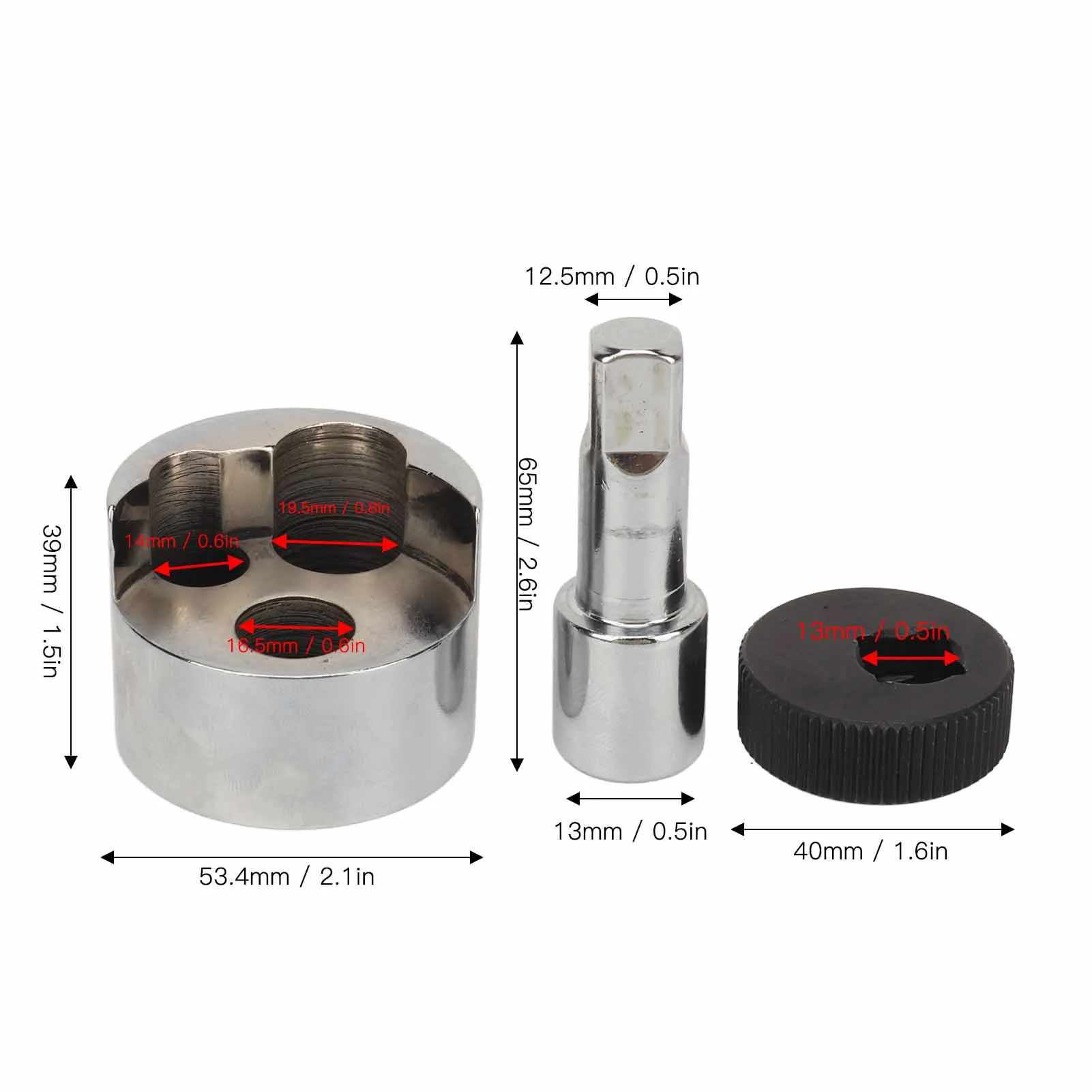 New Stud Remover Tool 5 to 19mm Multipurpose  Extractor Nut Splitter for Broken  Remover Seized Studs Broken Extractor