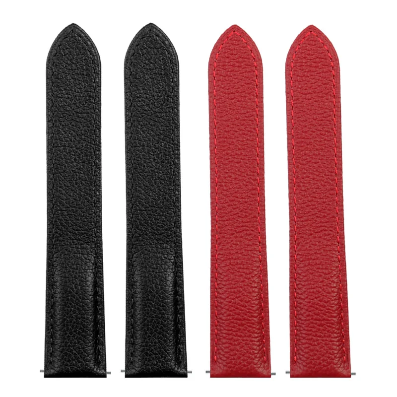 Accessori in pelle bovina di alta qualità per Cartier Tank Must London Solo Cinturini con fibbia in acciaio inossidabile massiccio 20mm 22mm 23mm 25mm