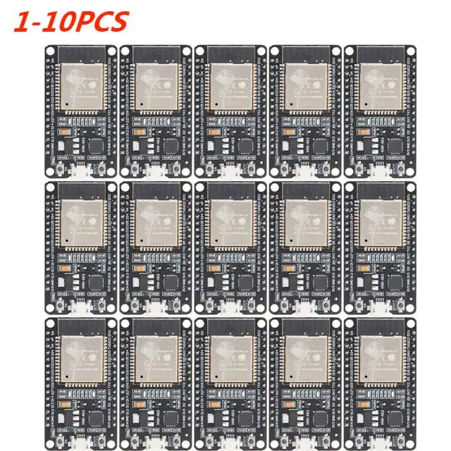 1-10PCS ESP-32S ESP-WROOM-32 ESP32 CPU Development Board 802.11b/g WiFi+Bluetooth Module Dual Core Ultra-Low Power Consumption