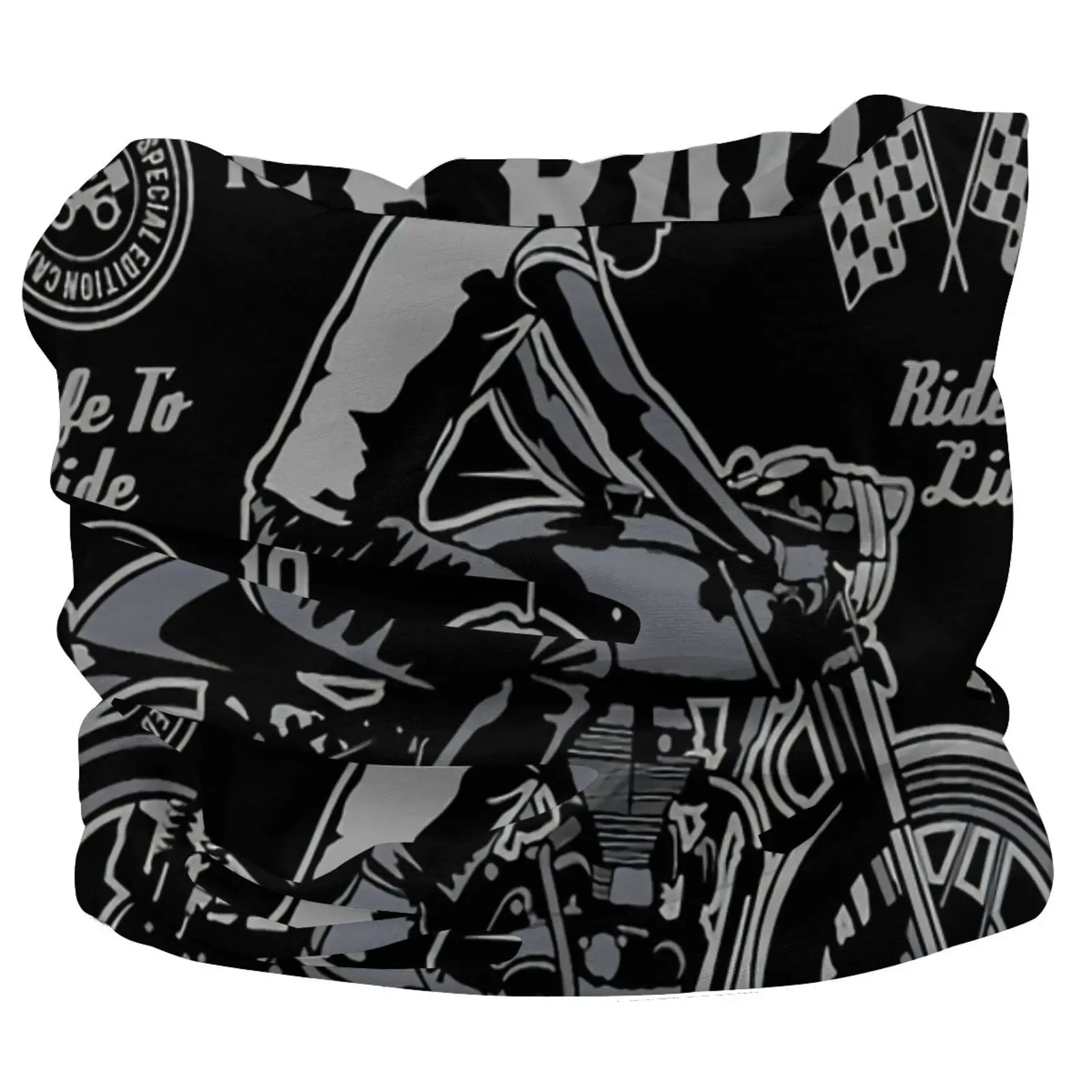 Motorcycle Cafe Racer Motorcyclist Speed Men\'s Bandana Woman Scarves Ski Mask Neck Warmer Fashion Snowboard Scarf Hiking Scarf