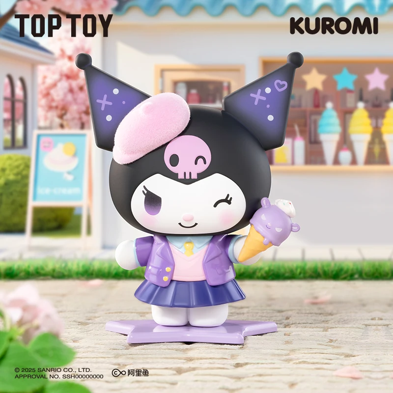 Sanrio Kuromi Trendy Blind Box Spielzeug Campus Tagebuch Serie Nette Jk Version Figur Modell Desktop Ornament Für Mädchen Geburtstag Geschenke
