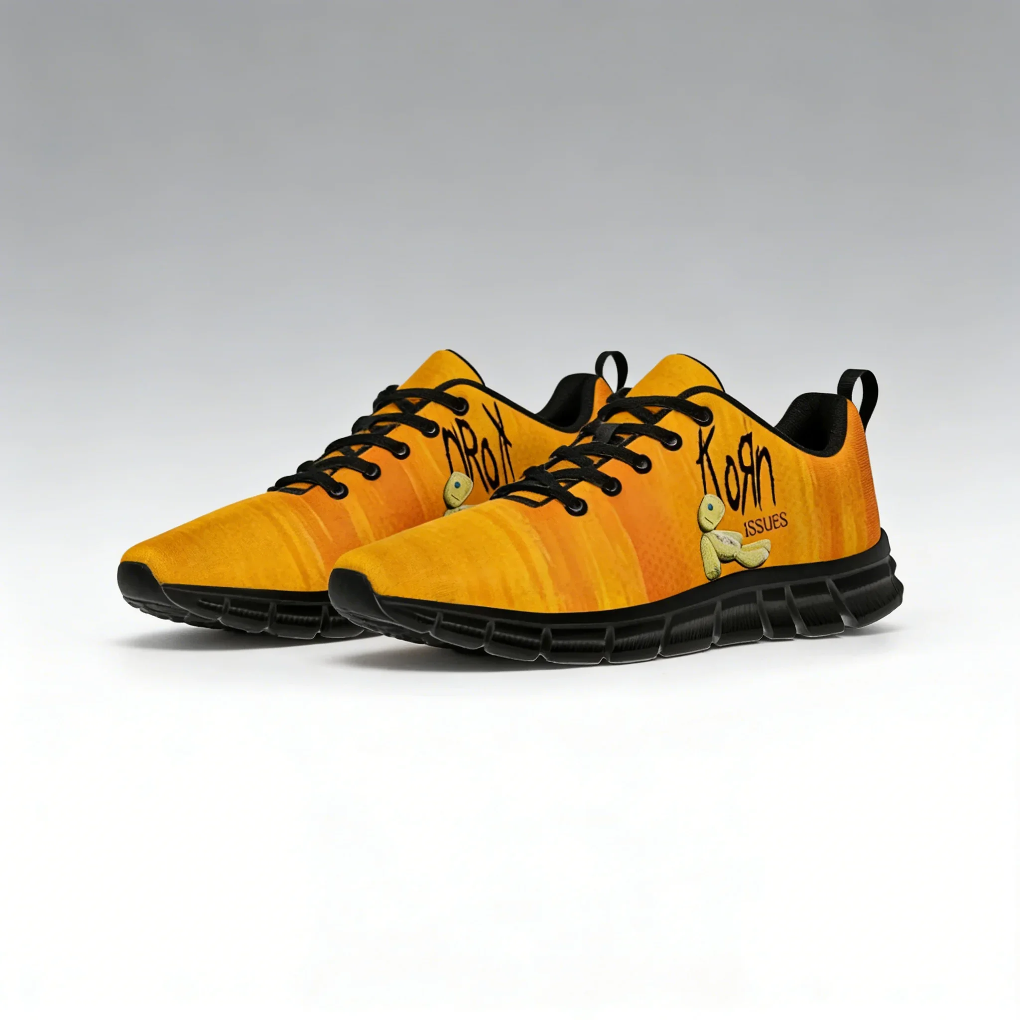 Custom 3D Printed Korn High-Top Sneakers, Unisex Premium Streetwear Casual Shoes view 3