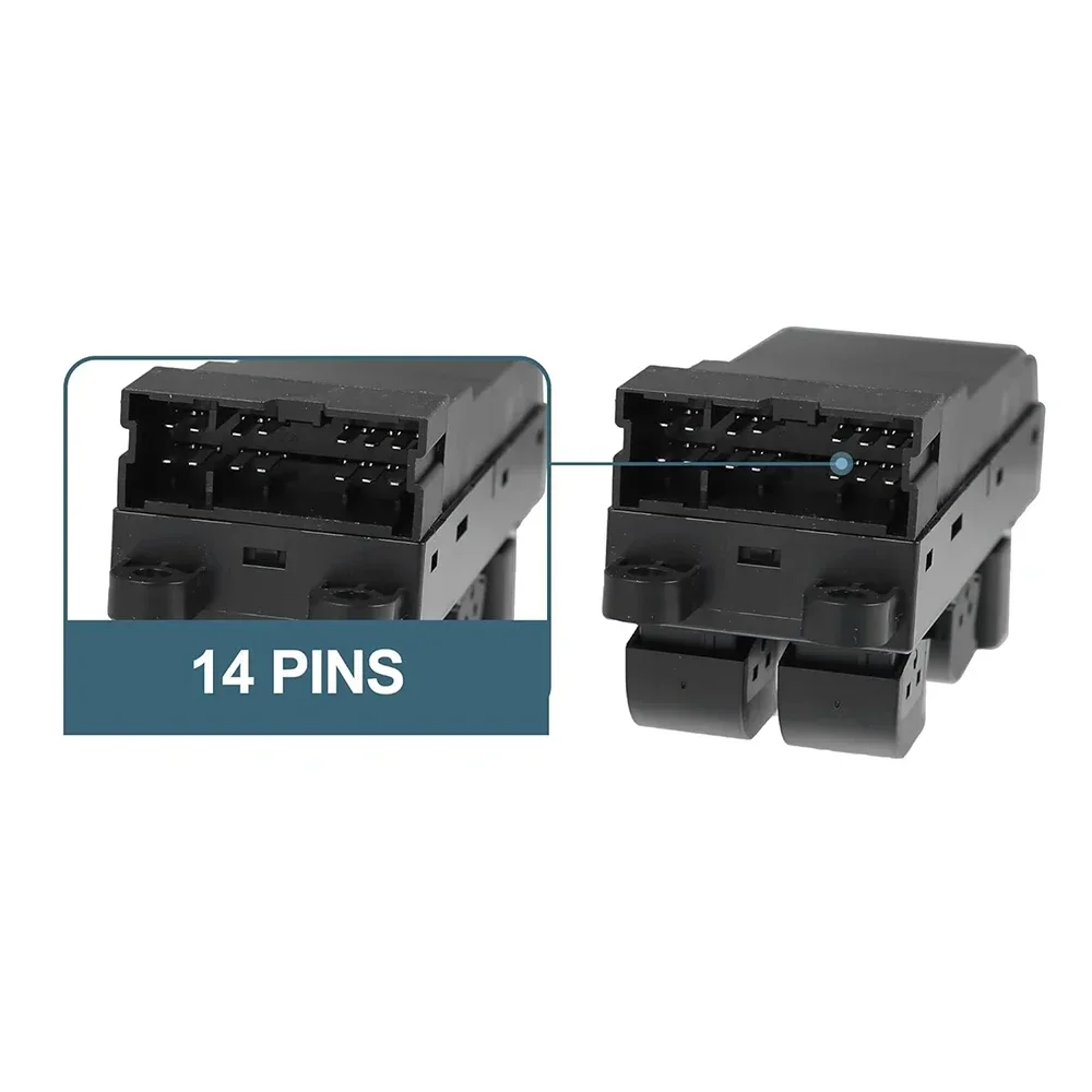 For Nissan Altima 1998 1999 2000 2001 Sentra Xterra Power Window Switch Lifter Regulator Button 25401-9E000 254019E000 14Pins