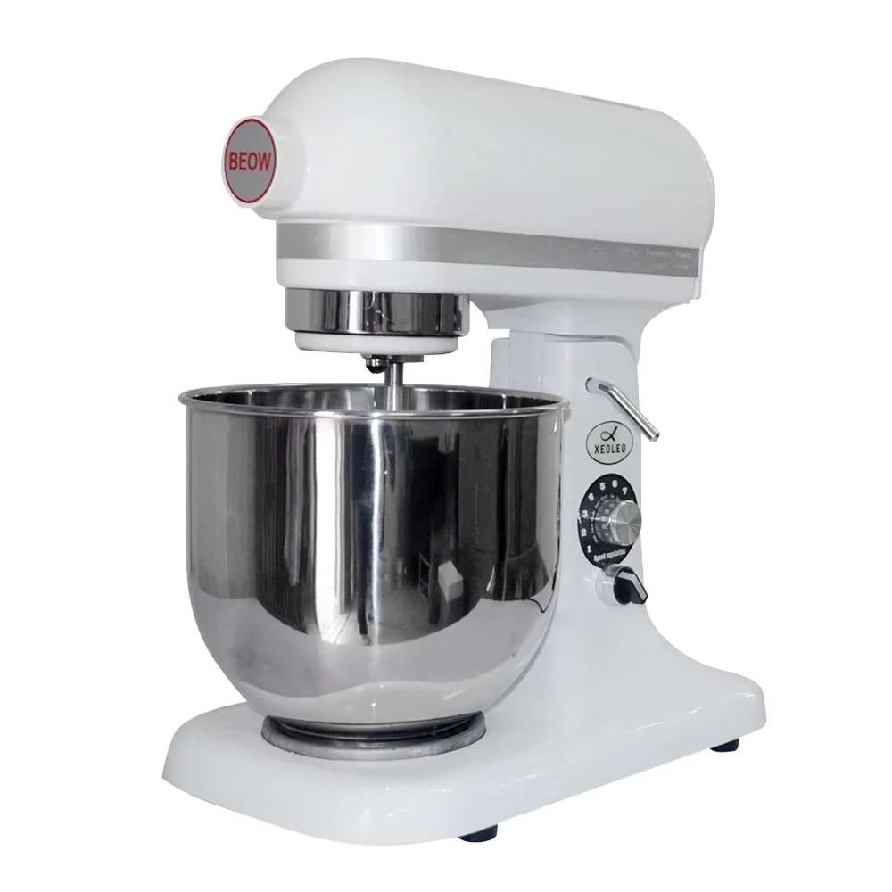 Commercial 7L Planetary Dough Mixer 1500W Stand Cake Flour Mixer Household Chef Machine Egg With Stainless Steel Bowl