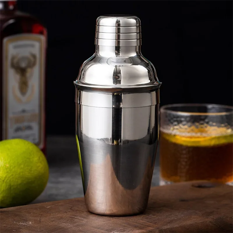 350/550/750ml Stainless Steel Cocktail Shaker Mixer Wine Martini Shaker Wine Shaker Boston Bartender Drink Bar Accessories Tools