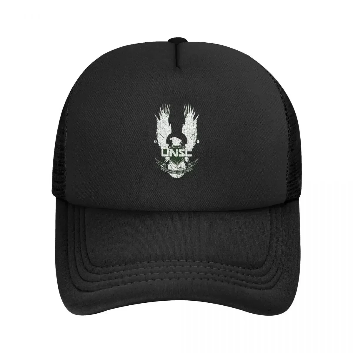 Halo UNSC Worn Logo Mesh Baseball Caps Snapback Fashion Baseball Hats Breathable Casual Casquette Outdoor Unisex