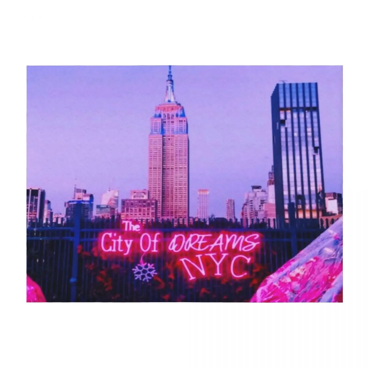 

CITY OF DREAMS Throw Blanket for babies Furrys for sofa Blankets