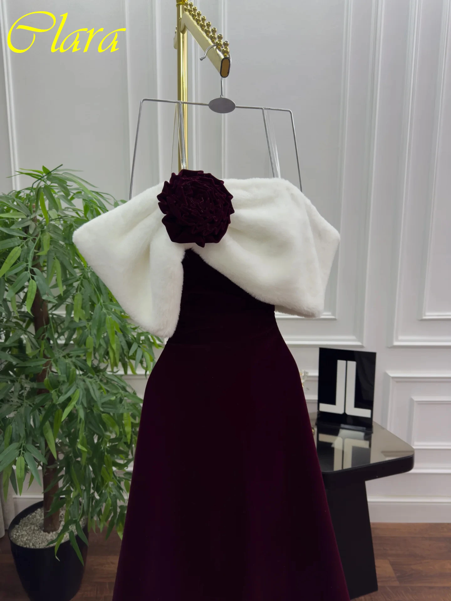 تخصيص ألف خط قارب الرقبة كاب الأكمام الحديثة الكلاسيكية مساء اللباس حساسة عالية الجودة فساتين المشاهير أزياء فستان الحفلة الراقصة