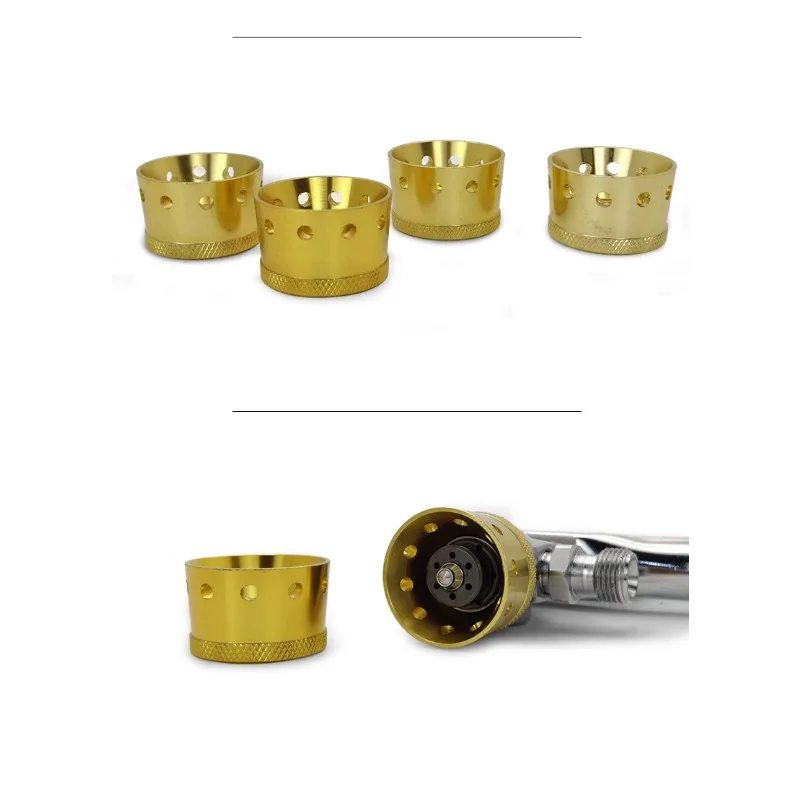 Water in water colorful spray gun hood PT-871/881 spray gun nozzle W-77 porous gun cap accessory