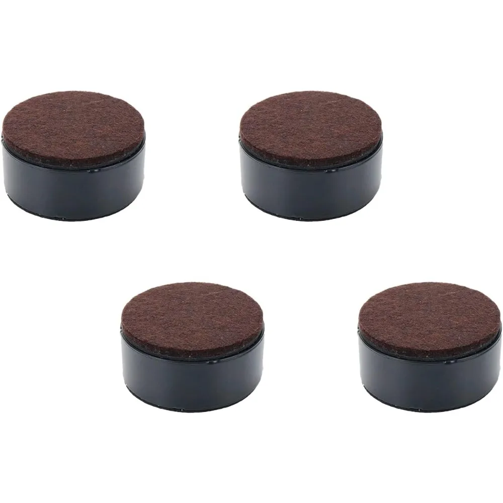 

1.18 Self Adhesive Bed and Furniture Risers,Steel Bed Risers to Heavy Furniture or Beds Chair Table Riser,Round Black 60x30mm(WH