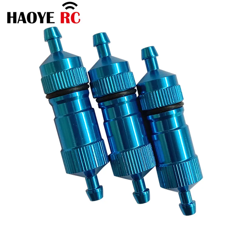 Haoye 1-teilige Filter aus gesinterter Bronze mit hoher Kapazität, D13 Alu-Ölfilter, Anti-Junction-Mesh-Filterelement für RC-Tanks, Zubehör