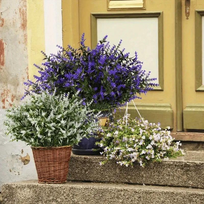 1/3/5 Stück künstliche Blumen, 35 cm, künstliche Pflanzen für Zuhause, Zimmer, Tischdekoration, Hochzeitsdekoration, Blumenarrangement im Freien, Zubehör – Detail 5